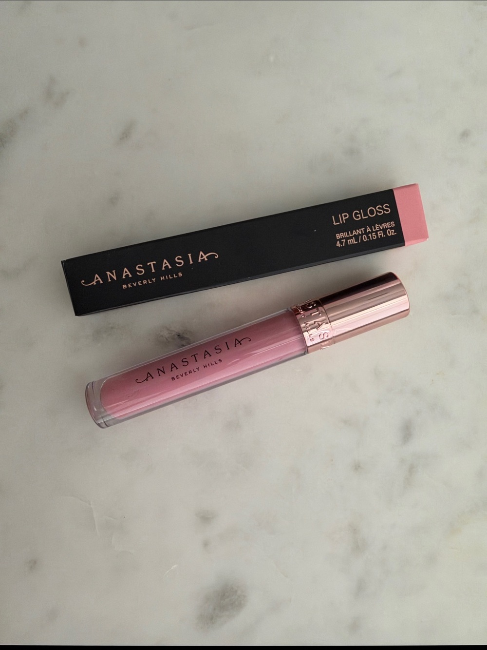 Anastasia Beverly Hills Pink Lip Gloss - Soft Rose Shine COTTON CANDY